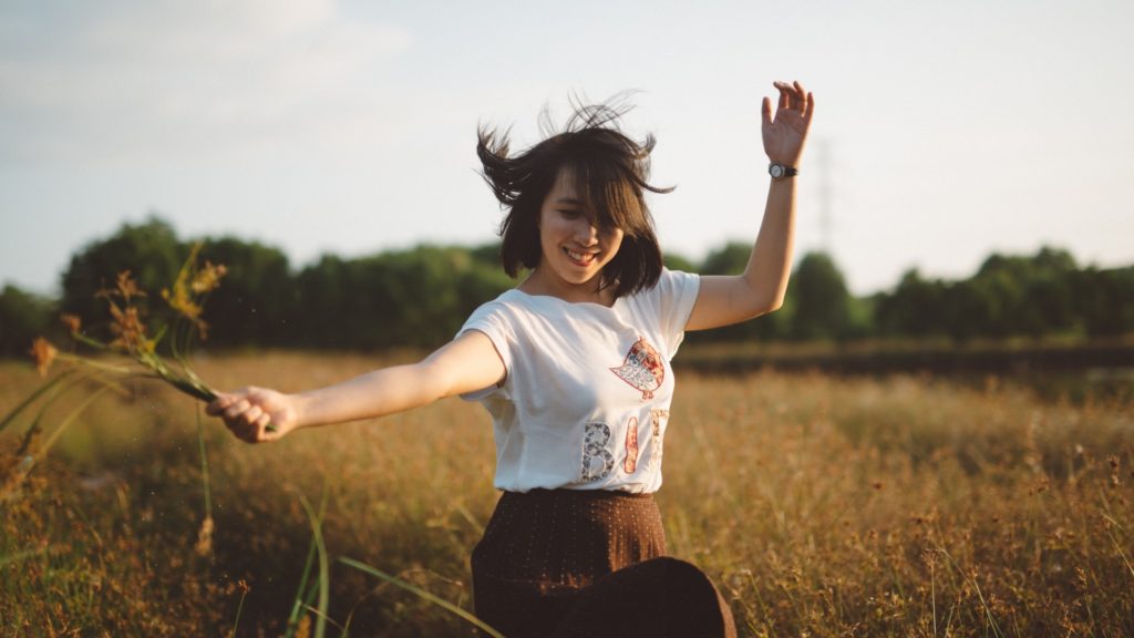 girl in nature