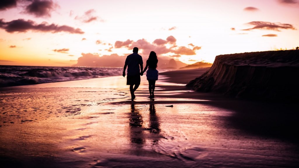 Couple on beach