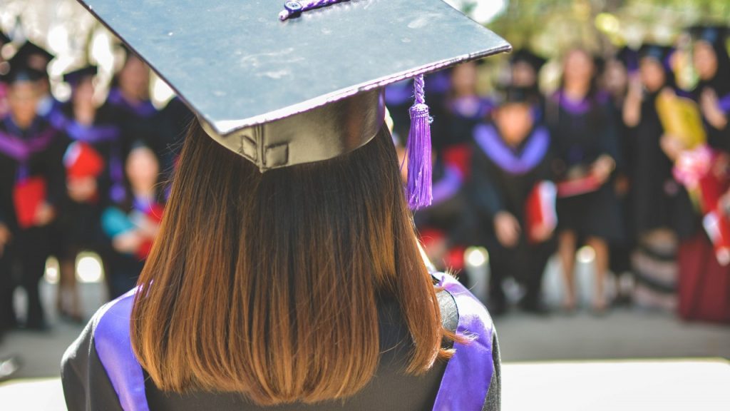 woman with graduation cap