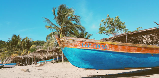 boat on beach