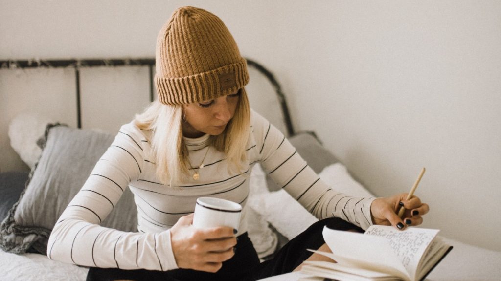 woman writing