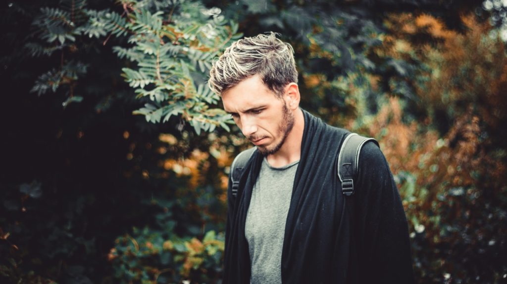 man looking sad