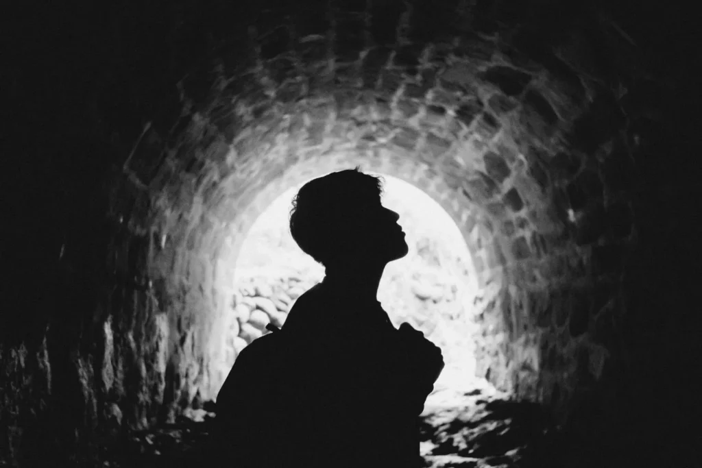 a man looking to God when life feels unfair