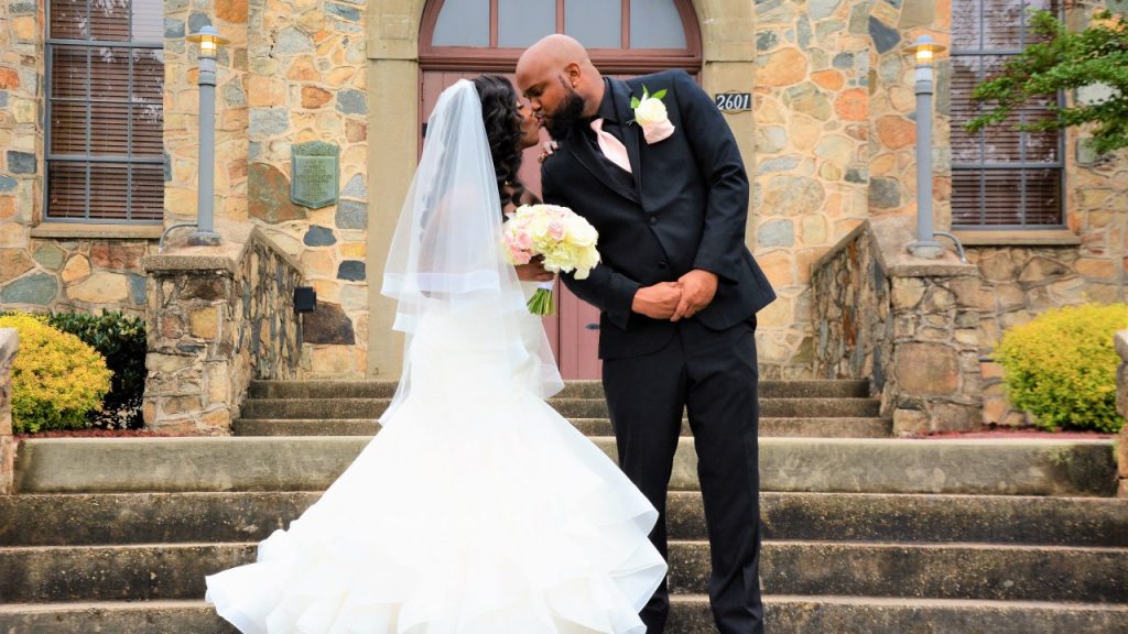 couple at wedding