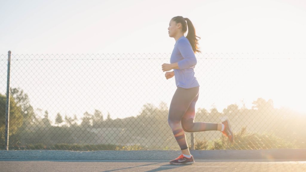 woman running