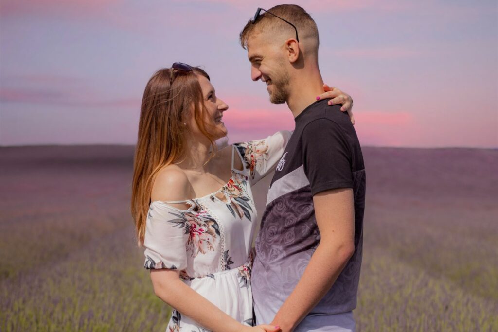 a couple blinded by love